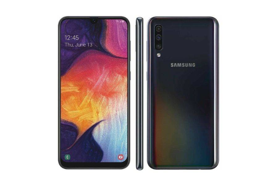 Samsung Galaxy A50 128GB 4GB RAM Dual A505 Mobiltelefon, fekete