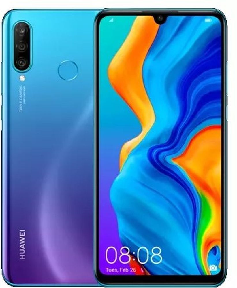 Huawei P30 Lite 128GB / 4GB Dual Mobiltelefon, kék