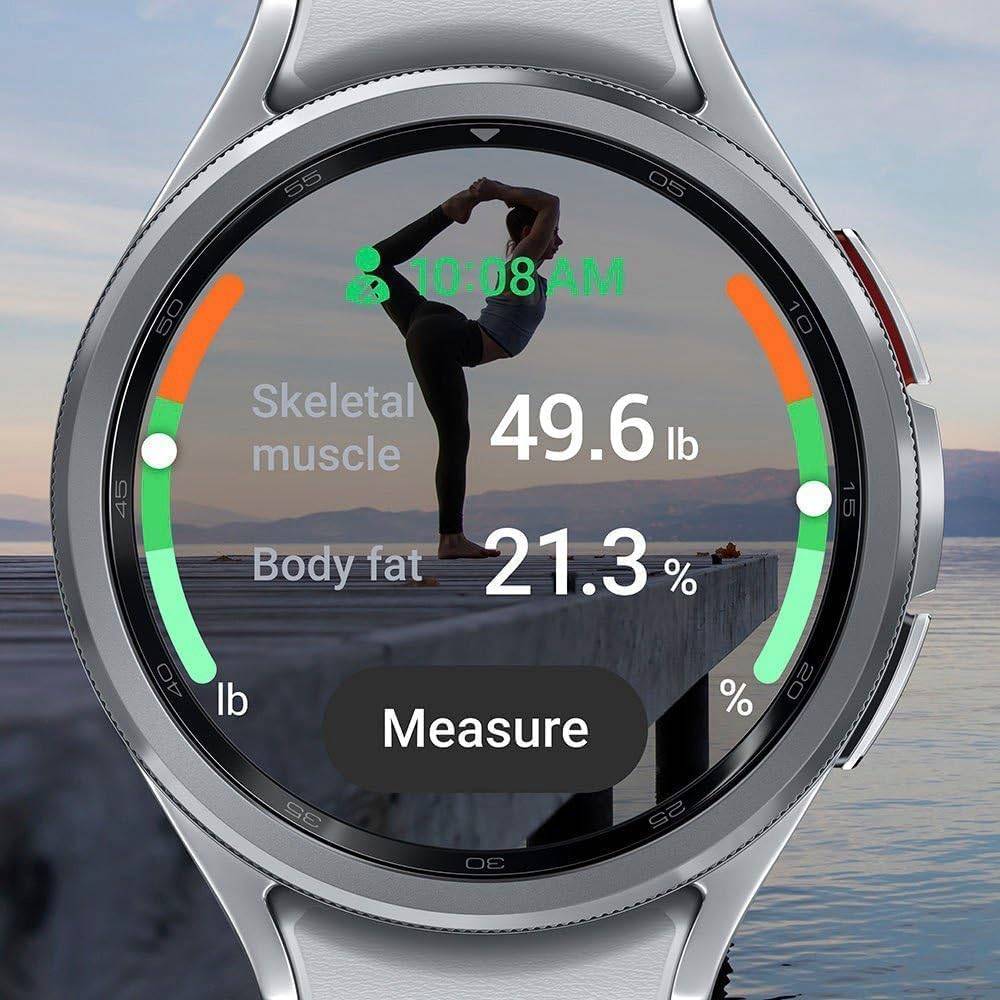 Samsung Galaxy Watch6 Classic BT 47mm fekete haszn&aacute;lt okos&oacute;ra (sm-r960) 