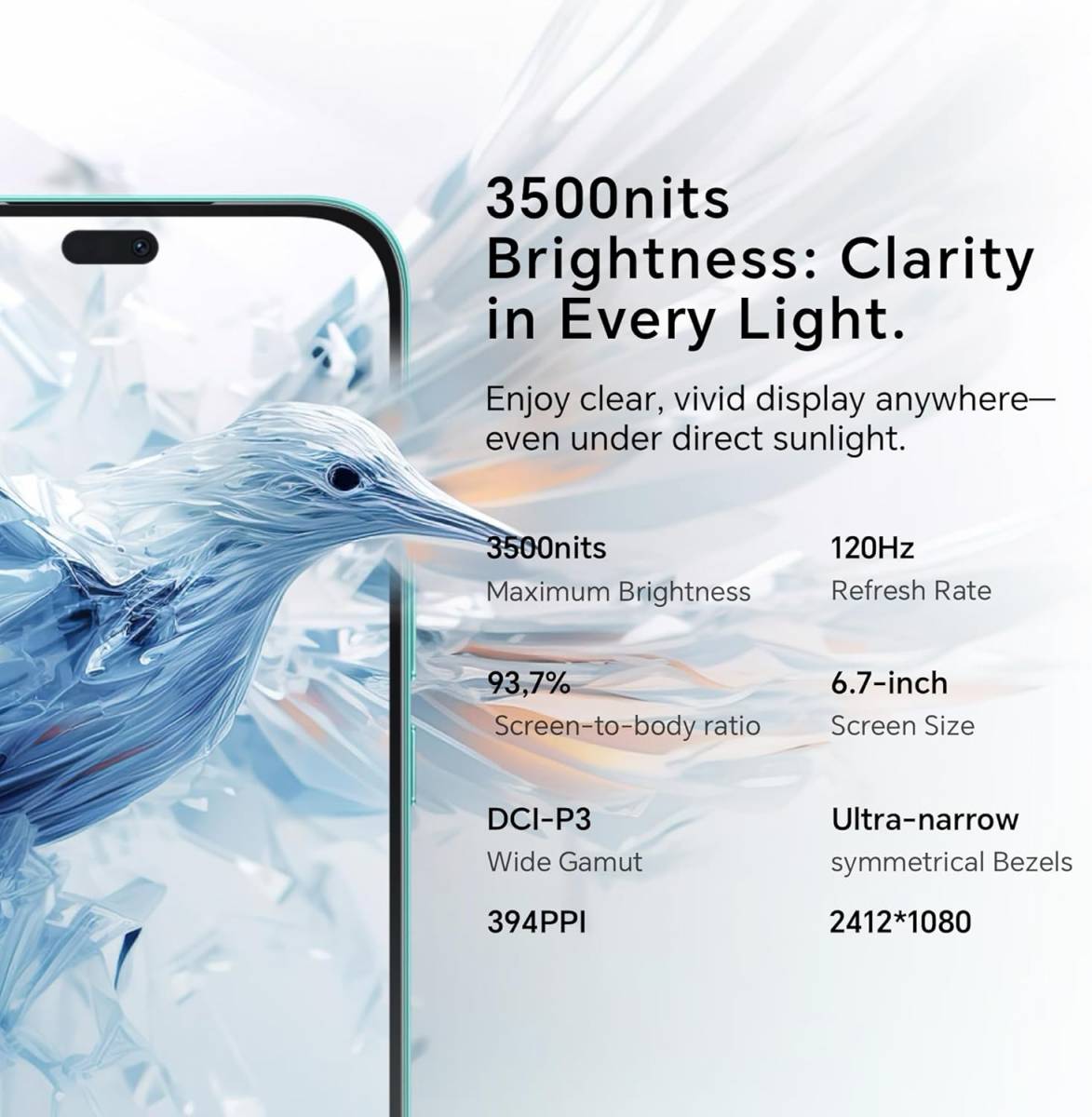 Honor 400 Lite 5G 256GB 8GB RAM Szürke