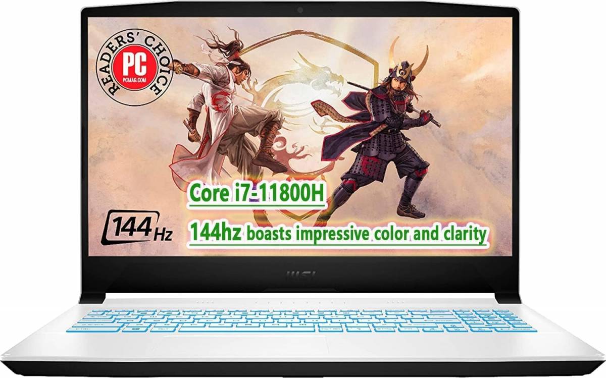 MSI Sword 15 A11UD-022XHU - 15.6" FullHD , i7-11800H 4.60 GHz, 16GB, 500GB SSD, RTX 3050 Ti, Win11 Prof - Feh&eacute;r , Fel&uacute;j&iacute;tott, Magyar billenty&uuml;zet