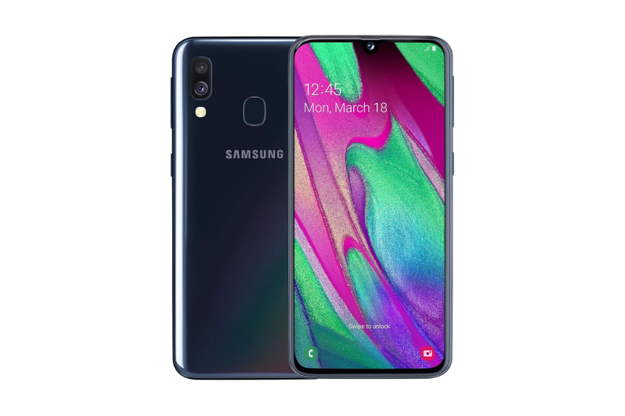 Samsung Galaxy A40 64GB Dual A405 Használt Mobiltelefon, fekete