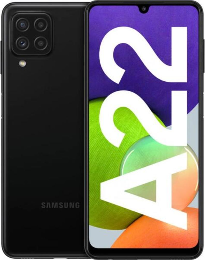 Samsung Galaxy A22 128GB 4GB RAM Dual (A225) Használt Mobiltelefon, fekete