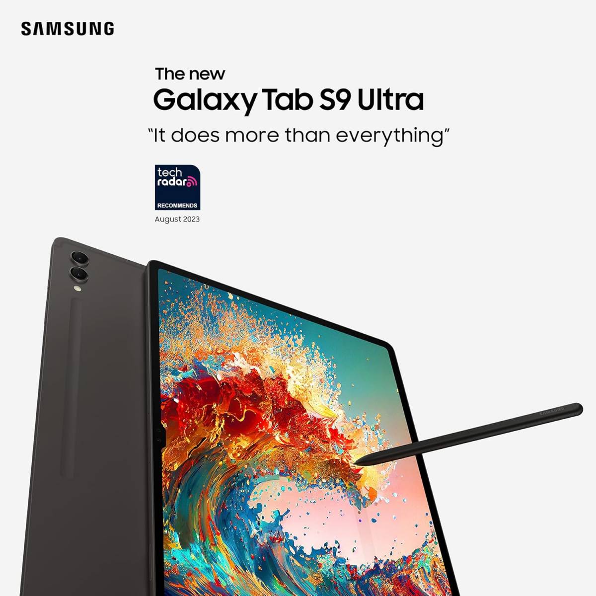 SAMSUNG Galaxy Tab S9 Ultra 14.6" 256GB/12GB WiFi Táblagép+ S Pen (SM-X910), HASZNÁLT