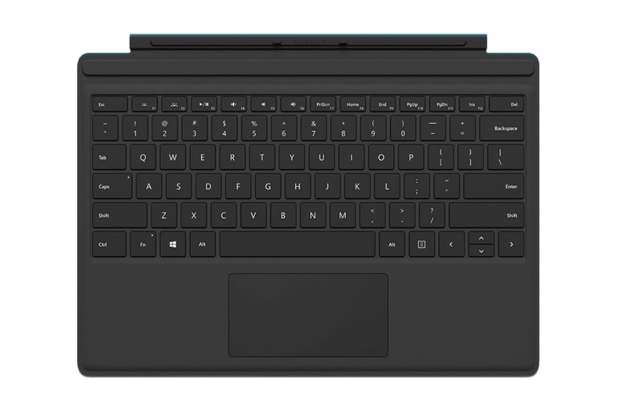 Surface Pro Keyboard, kijelzővédő tok,  háttérvilágítással, US kiosztás