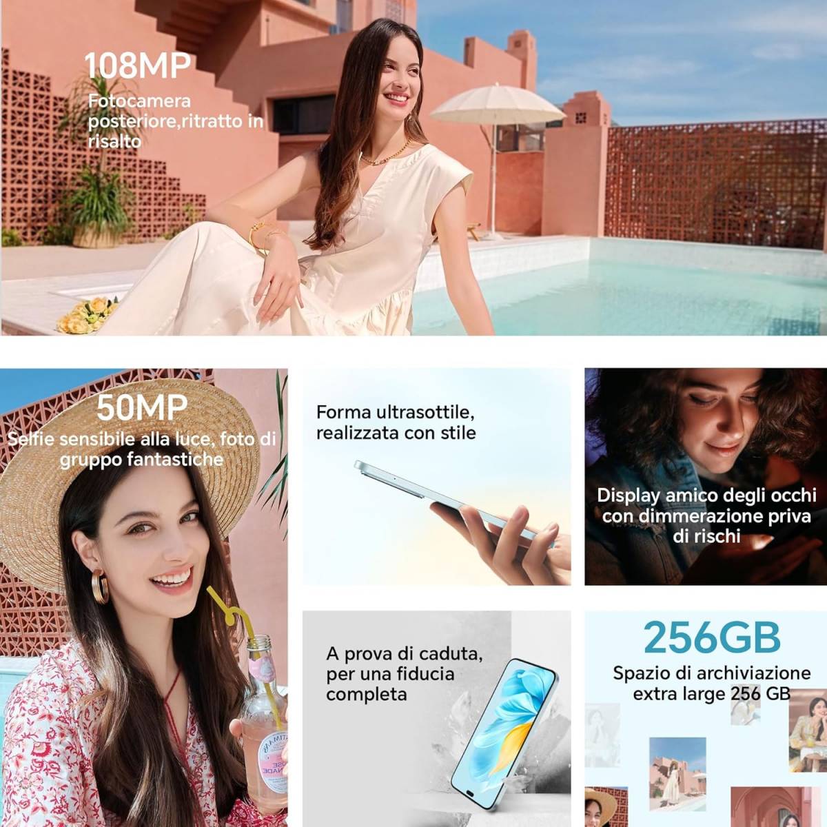 HONOR 200 Lite 8G+8G/256GB AMOLED 5G Dual SIM NFC