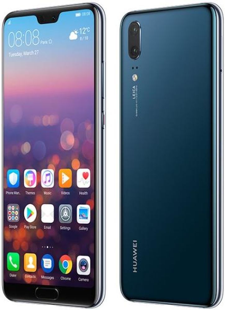 Huawei P20 128GB / 4GB Dual Használt Mobiltelefon, kék