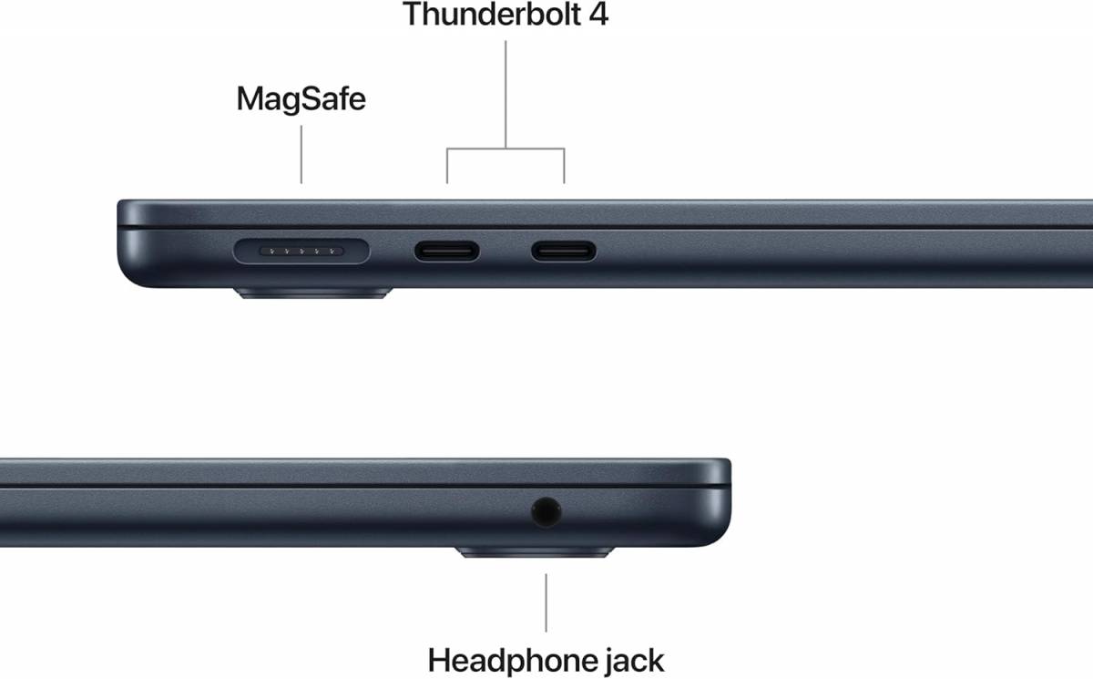 Apple MacBook Air 2025 M4 13.6" Liquid Retina 16G/ 256GB , magyar billentyűzet , s&ouml;t&eacute;tk&eacute;k, haszn&aacute;lt 