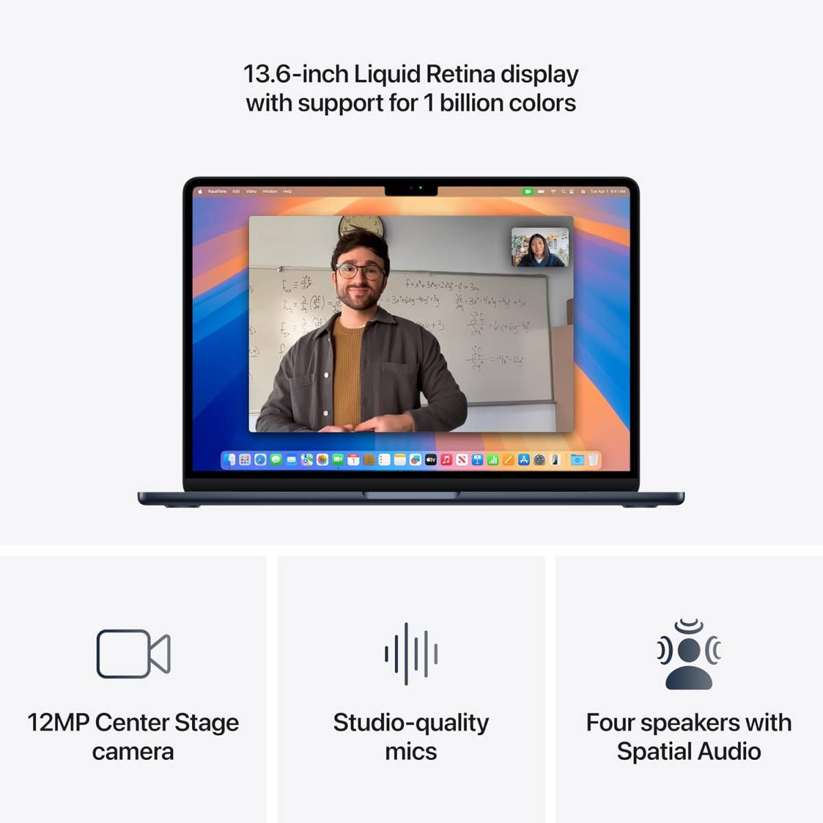 Apple MacBook Air 2025 M4 13.6" Liquid Retina 16G/ 256GB , magyar billentyűzet , s&ouml;t&eacute;tk&eacute;k, haszn&aacute;lt 
