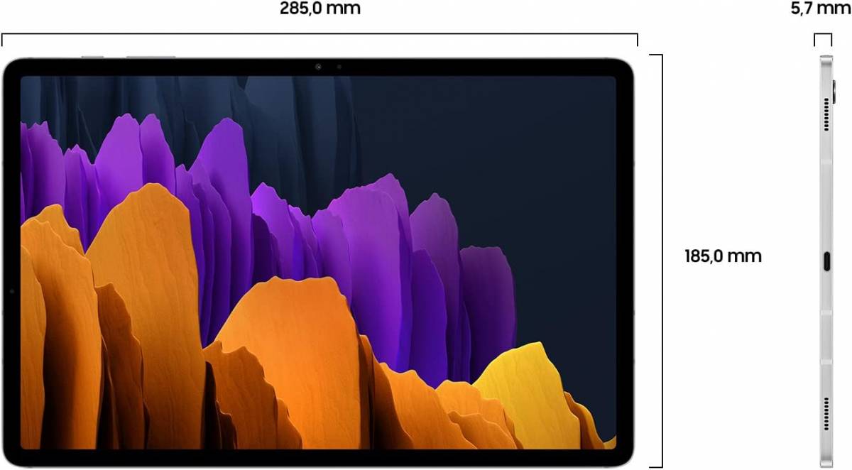 Samsung Galaxy Tab S7+ 5G+ 6/128GB 12.4"T&aacute;blag&eacute;p+ S Pen (SM-T976B), HASZN&Aacute;LT 