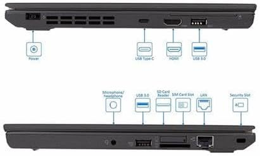 LENOVO THINKPAD X270 12.5" HD i5-6200U 8GB/128GB SSD Win10, INT Keyboard