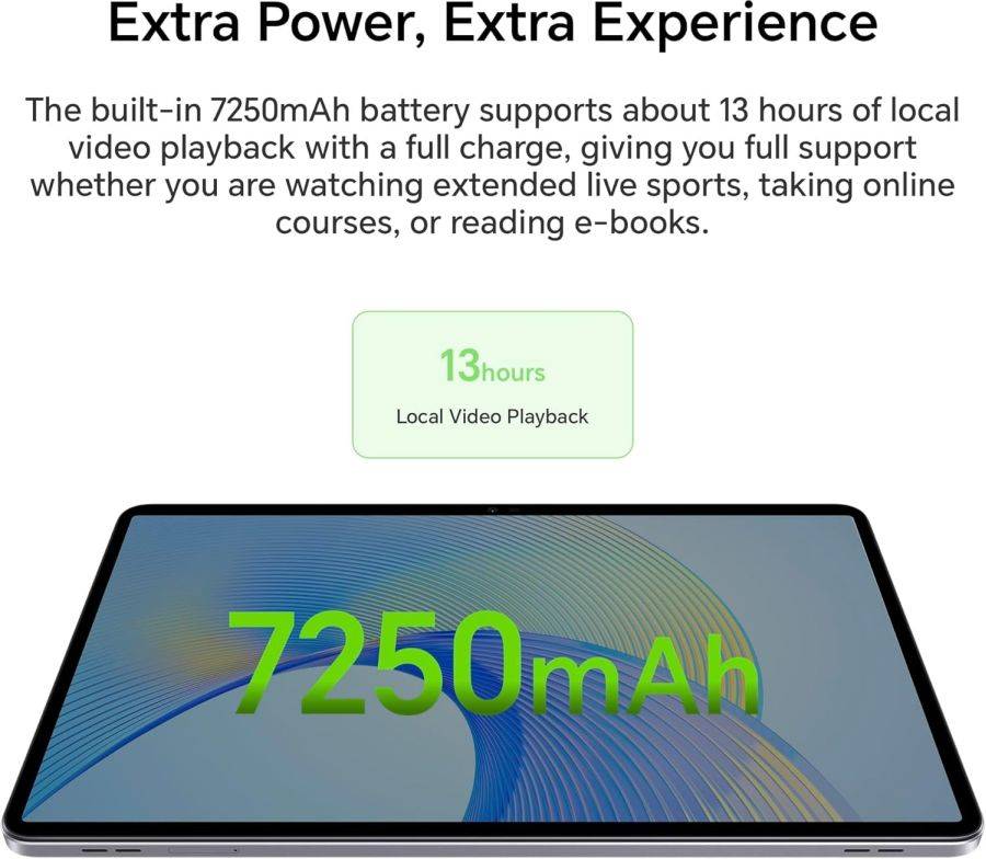 HONOR Pad X9, 11.5-Inch Wi-Fi Tablet, 4GB+128GB, 120Hz 2K FullView Display,Grapihite