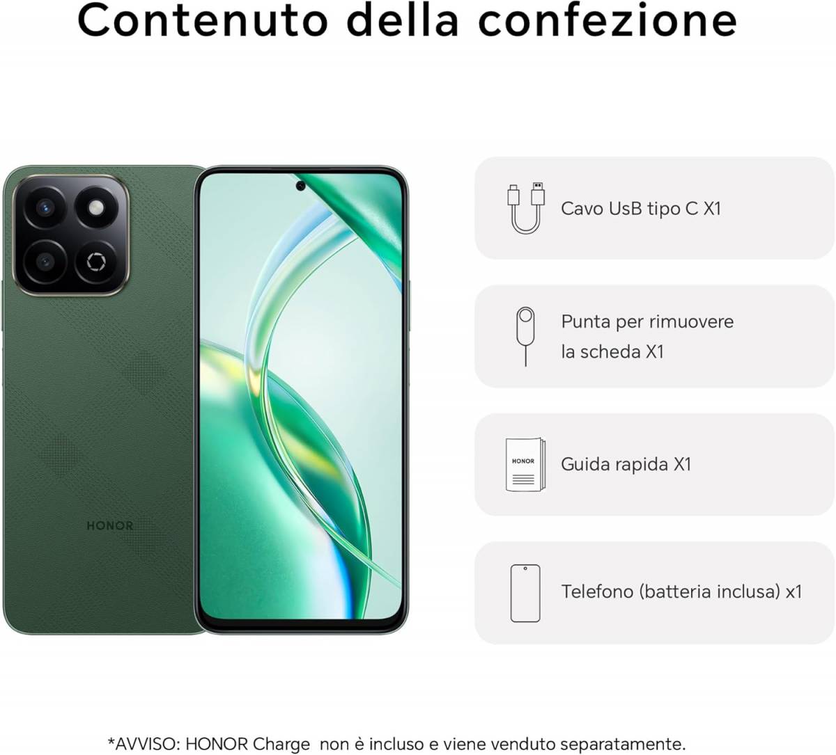HONOR 200 Smart 4GB/256GB Forest Green Dual SIM NFC 