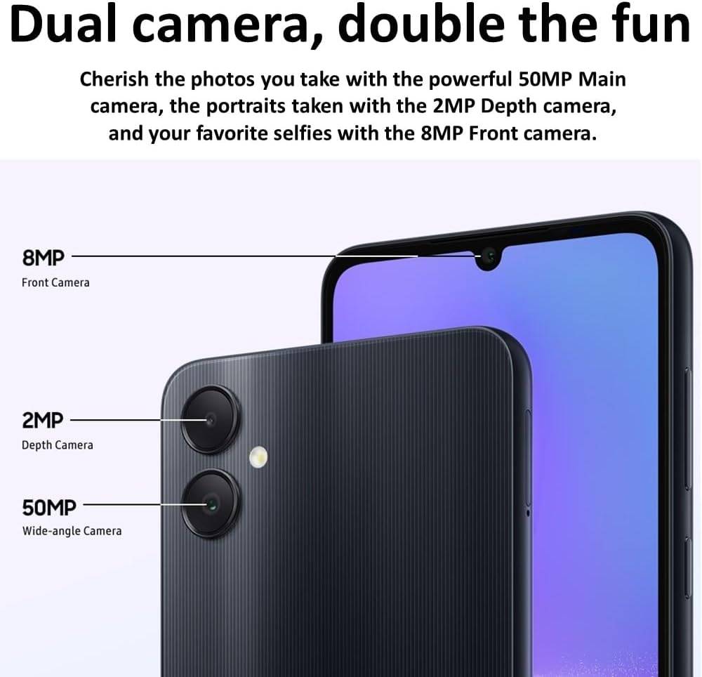 Samsung Galaxy A05 64GB 4GB RAM Dual (SM-A055) FEKETE Mobiltelefon, HASZN&Aacute;LT