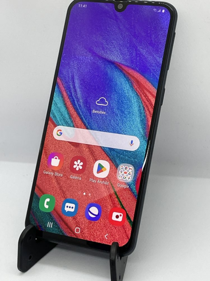 Samsung Galaxy A40 64GB Dual A405 Használt Mobiltelefon, fekete