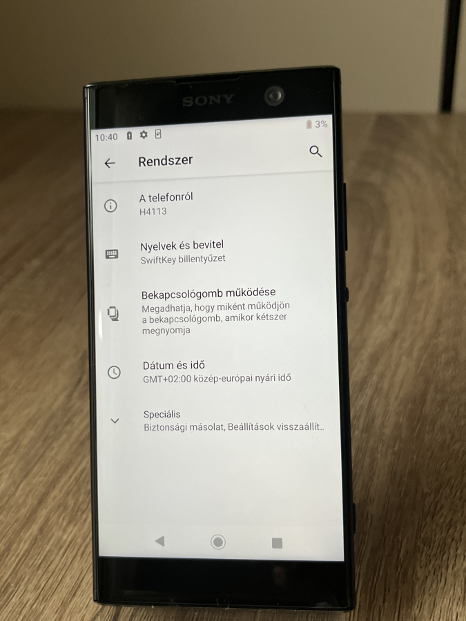 Sony Xperia XA2 3/32GB Fekete használt mobiltelefon