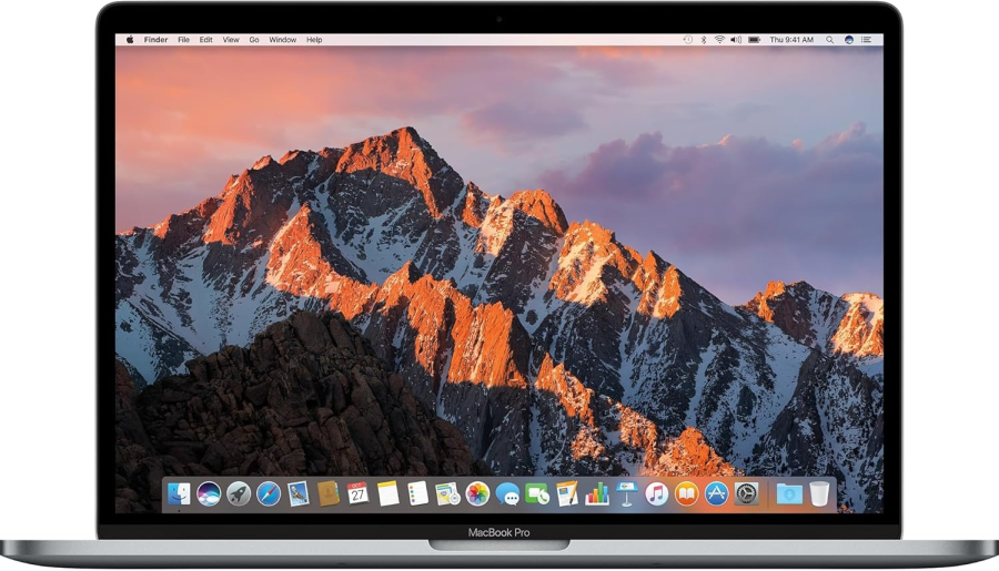 Apple MacBook Pro 14,3 15" Retina  Touchbar 2017 i7-7700HQ 2.80GHz 16GB (2x8GB ) / 500 SSD Radeon Pro 555 , sötétszürke